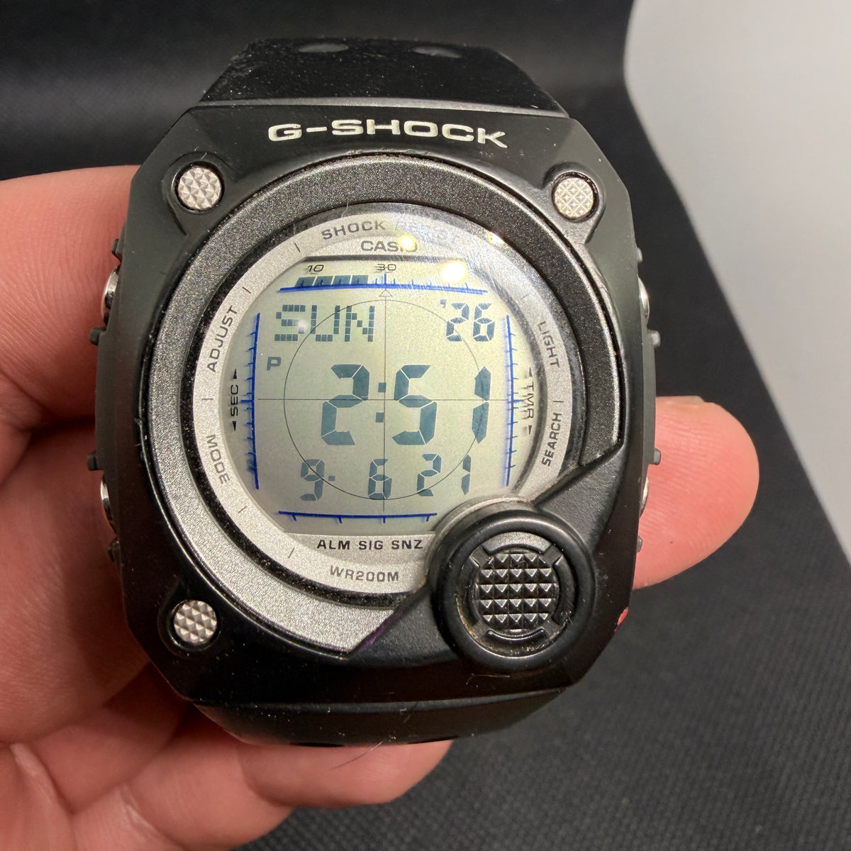 Neo-Vintage Casio G-Shock Sniper (Circa 2005) – Matte Black Ref. G-8000-1V