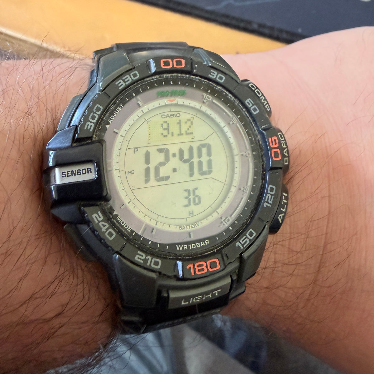 Casio Pro Trek PRG-270 Tough Solar – Full Kit Box & Papers (Triple Sensor V3)