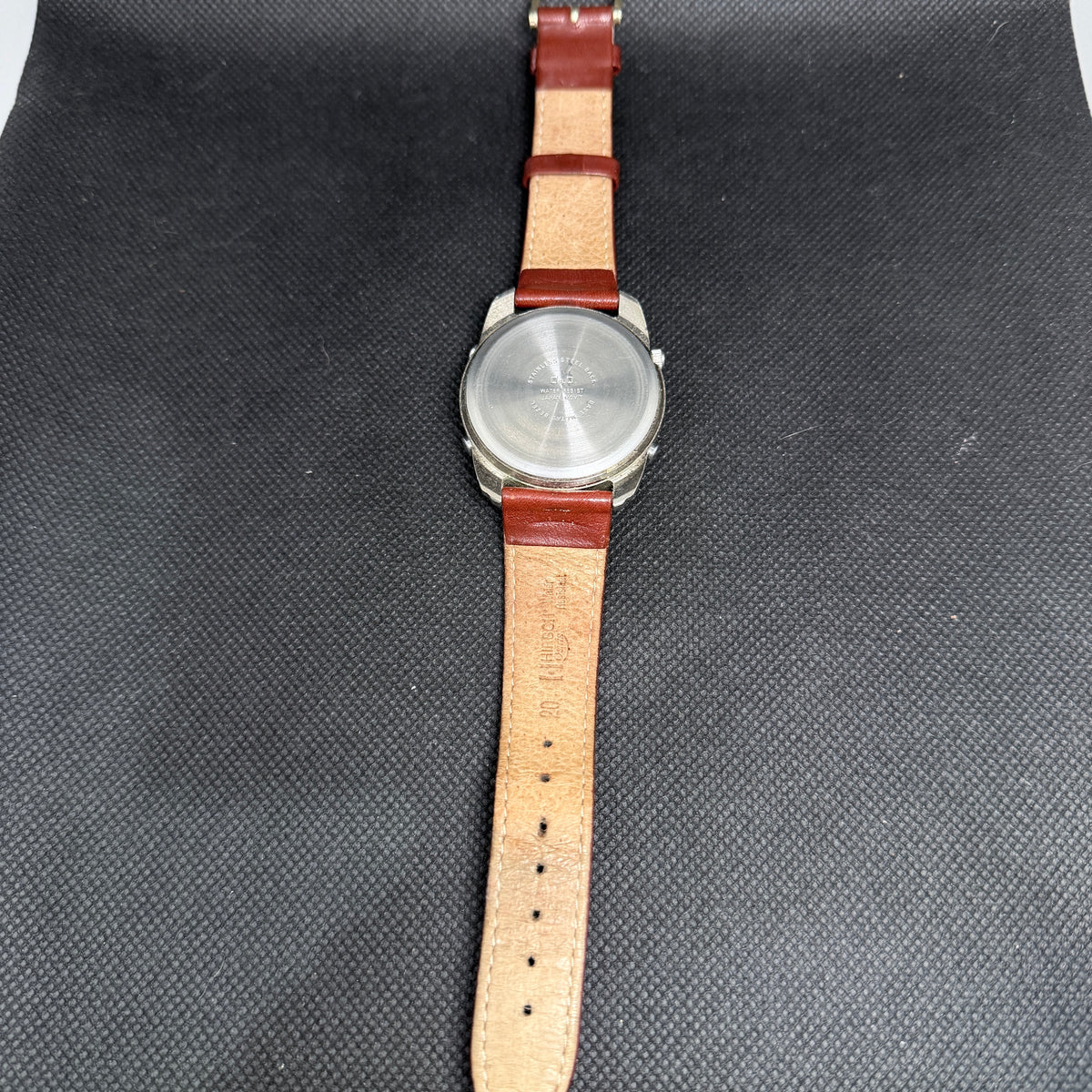 Neo-Vintage Q&Q by Citizen Alarm-Chronograph Ana-Digi – Premium Hirsch Strap