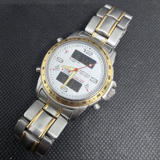 Neo-Vintage Astina Multi-Function Ana-Digi Chronograph – Fresh Battery (Ref. 7527)