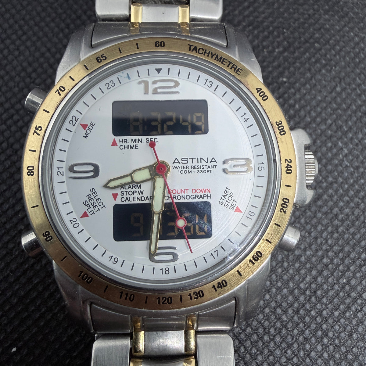 Neo-Vintage Astina Multi-Function Ana-Digi Chronograph – Fresh Battery (Ref. 7527)