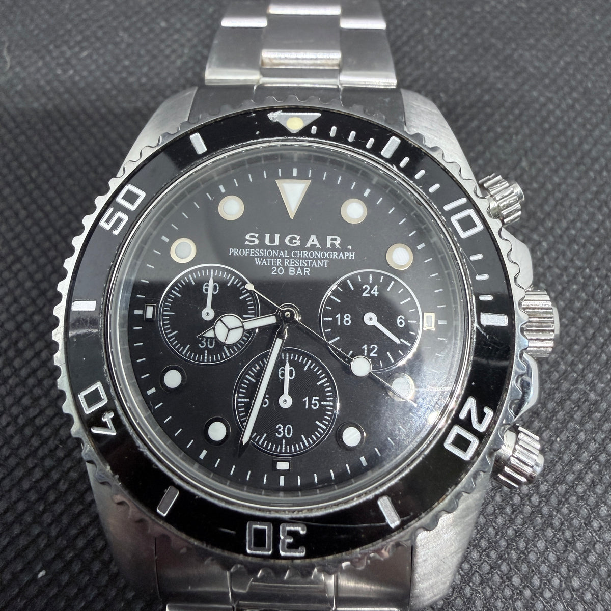 Neo-Vintage Sugar Professional Chronograph – Seiko Epson Movement (Ref. Sugar-104)