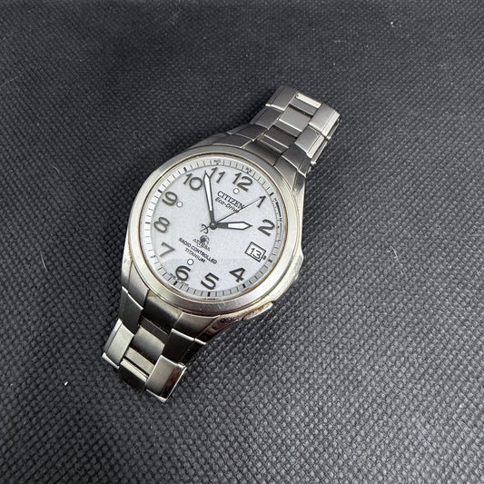 JDM Citizen Attesa Eco-Drive Titanium Radio Controlled – (Ref. H410-T003788)