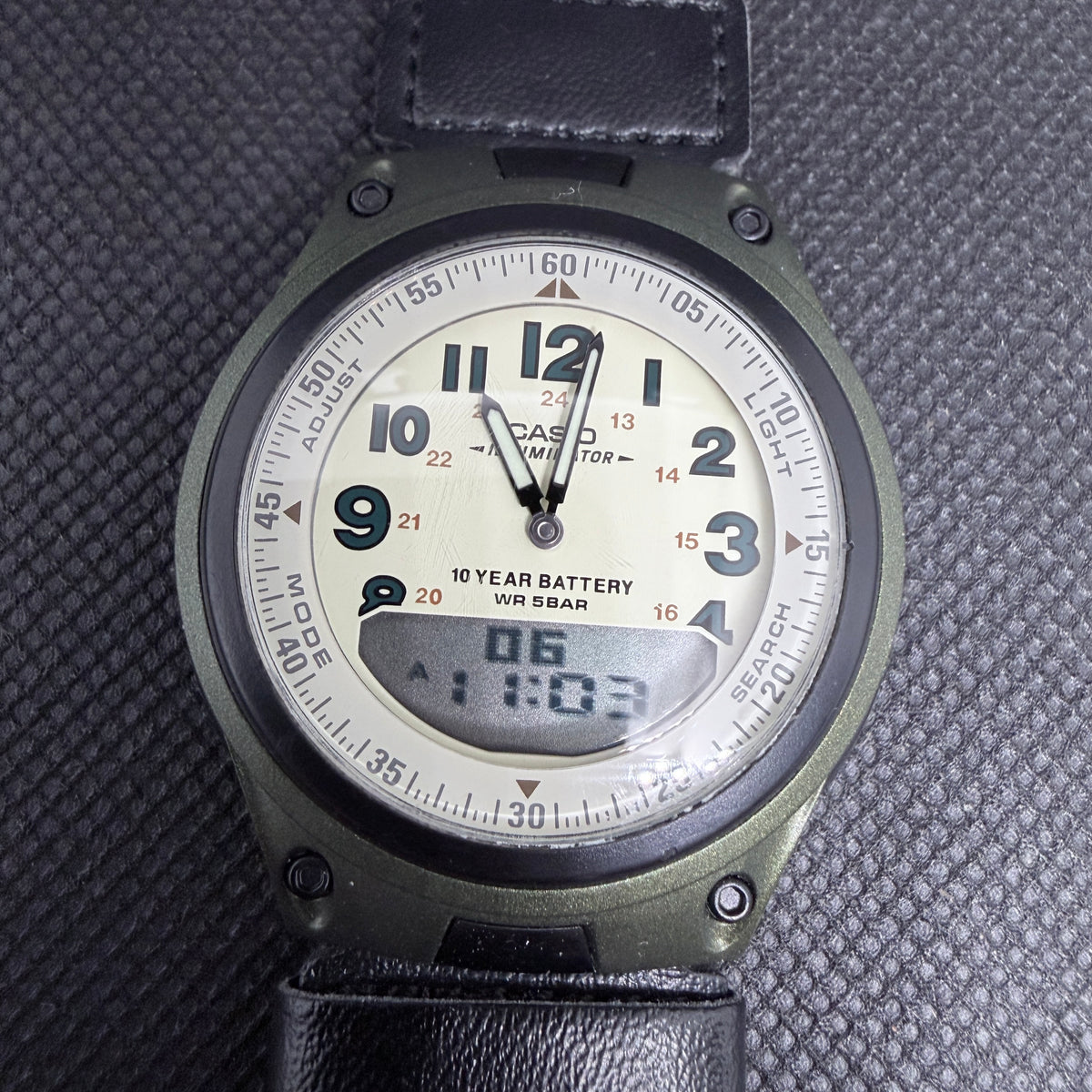 Neo-Vintage Casio Telememo 30 Ana-Digi "Outdoorsman" – (Ref. AW-80V-3B)