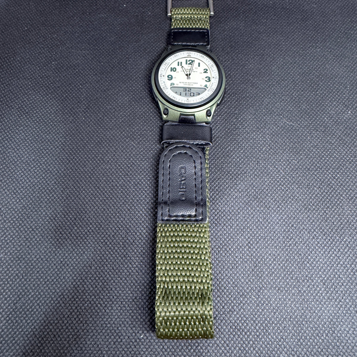 Neo-Vintage Casio Telememo 30 Ana-Digi "Outdoorsman" – (Ref. AW-80V-3B)