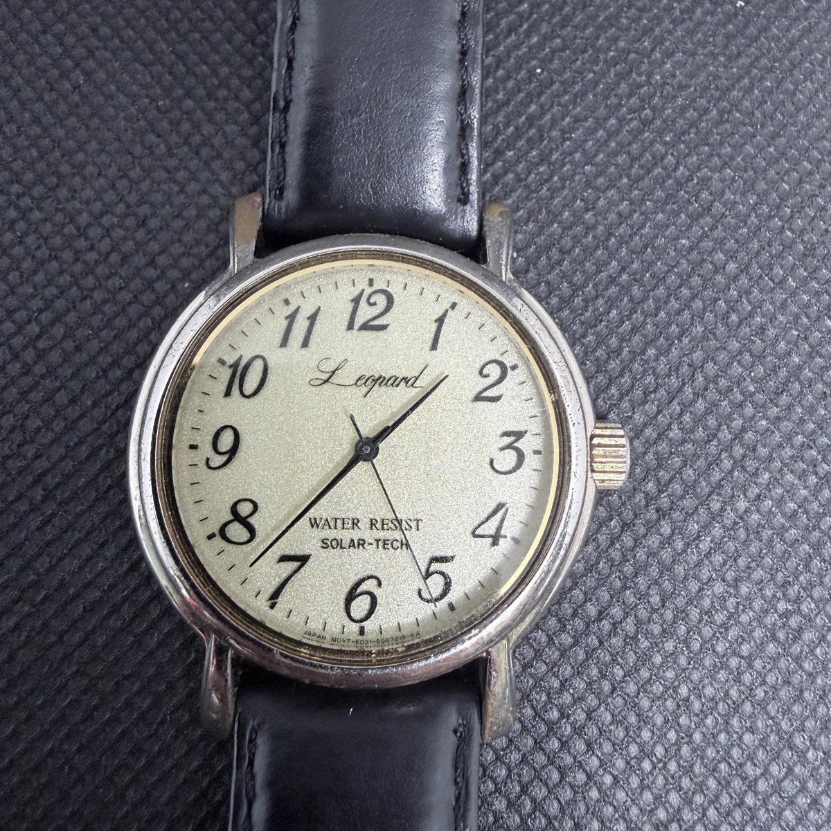 Neo-Vintage JDM Citizen Leopard Solar-Tech – Gold Flake Dial (Ref. E031-S027047)