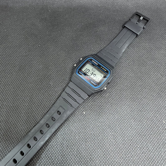 Casio F-91W-1 Classic Digital Chronograph – Iconic Black & Blue