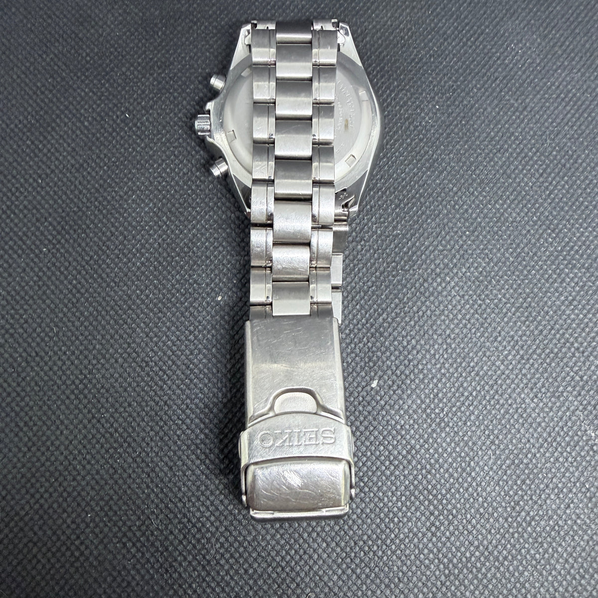 Neo-Vintage JDM Seiko Titanium Scuba Chronograph – 22cm Full-Length Bracelet (Ref. 7T92-0BD0)