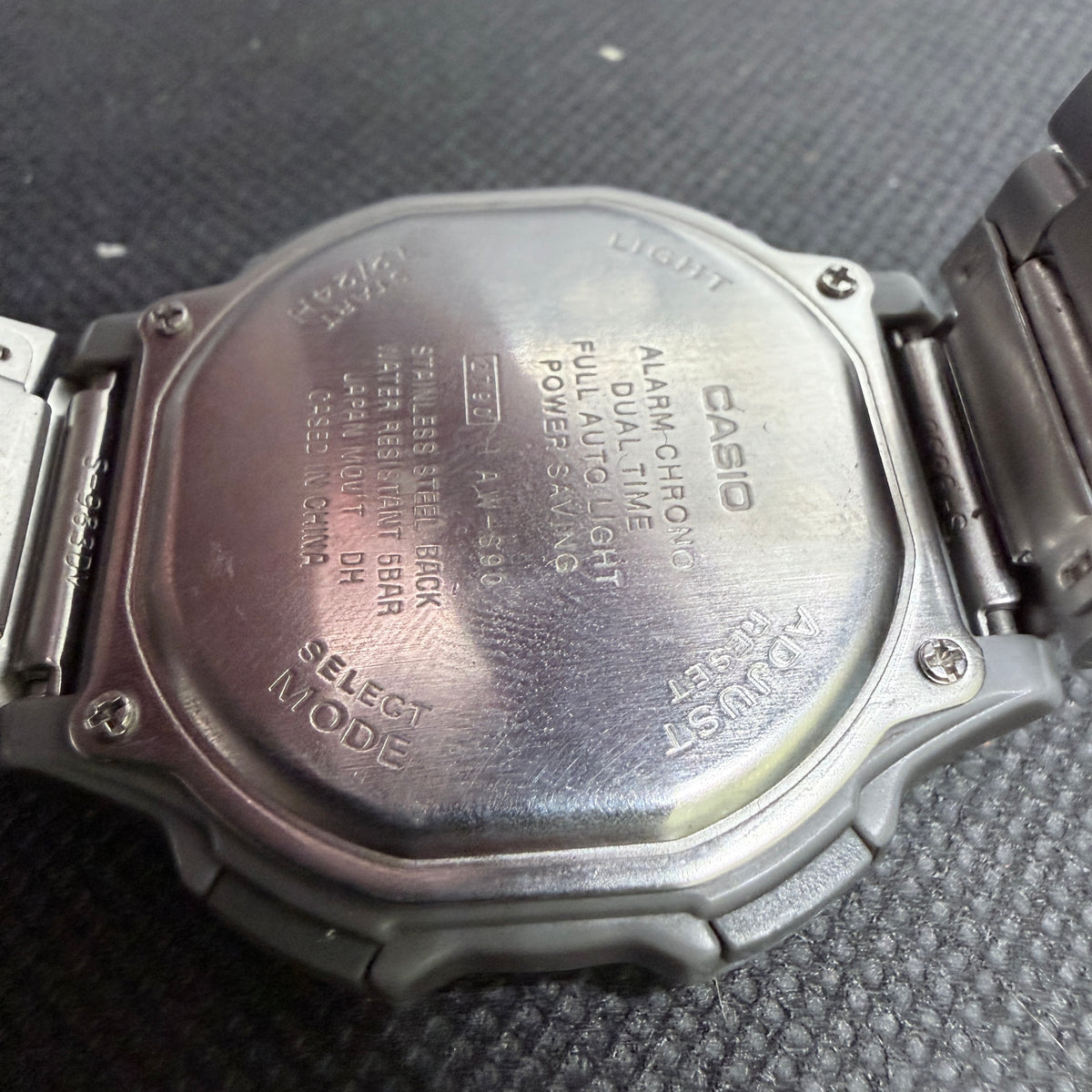 Neo-Vintage Casio Tough Solar Ana-Digi – 18.5cm Bracelet (Ref. AW-S90)
