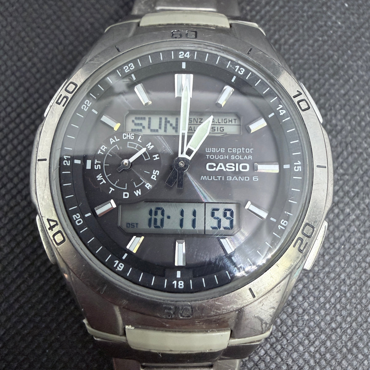 JDM Casio Wave Ceptor Tough Solar Titanium – Fits 20cm Wrist (Ref. WVA-M650T)