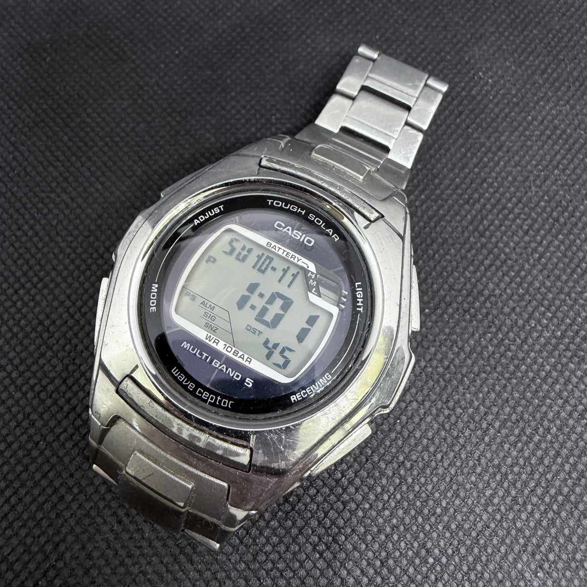 Neo-Vintage Casio Wave Ceptor Tough Solar – 18cm Bracelet (Ref. WV-M120)