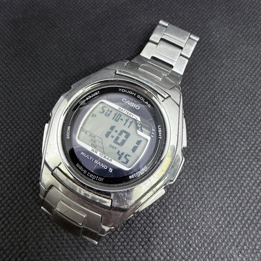 Neo-Vintage Casio Wave Ceptor Tough Solar – 18cm Bracelet (Ref. WV-M120)