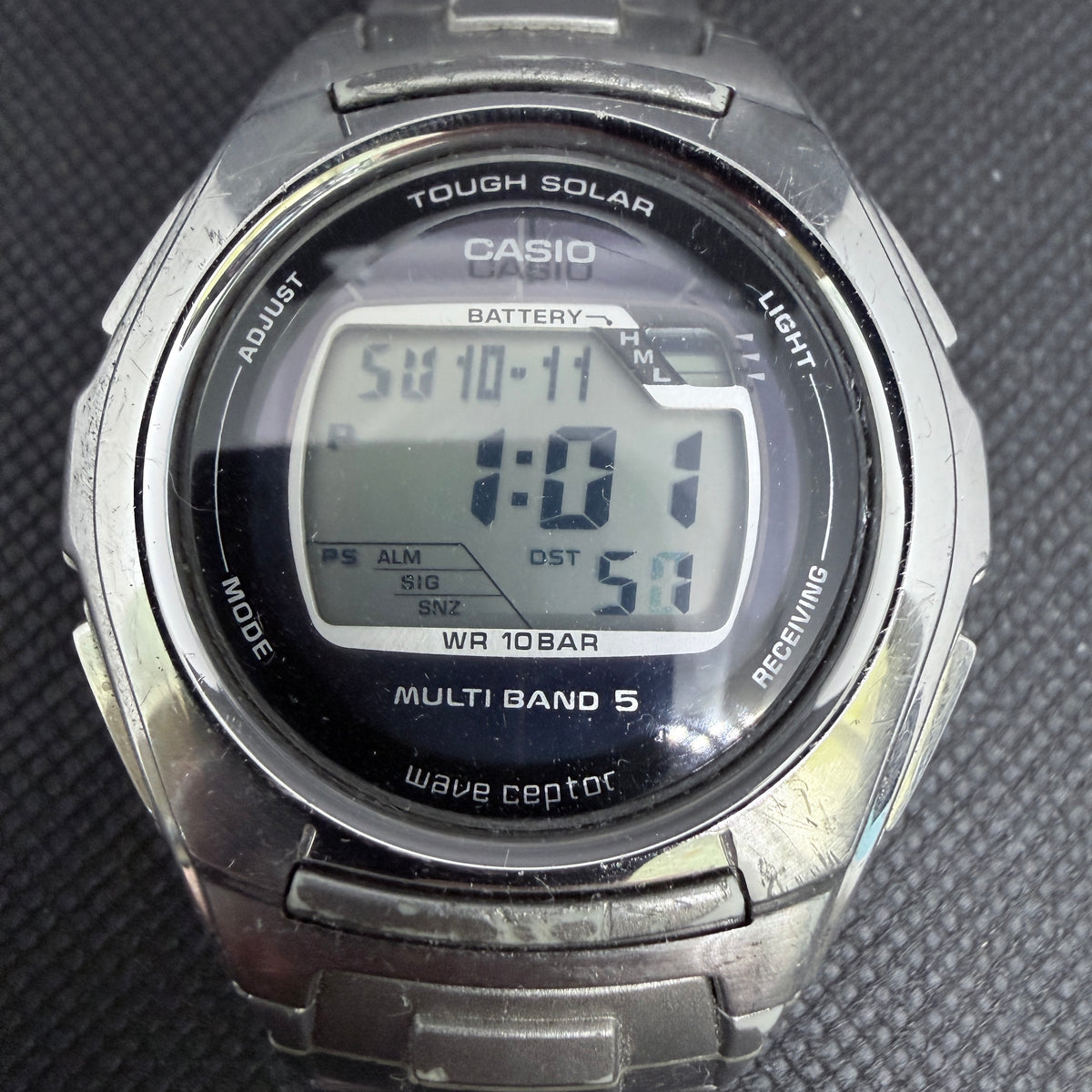 Neo-Vintage Casio Wave Ceptor Tough Solar – 18cm Bracelet (Ref. WV-M120)