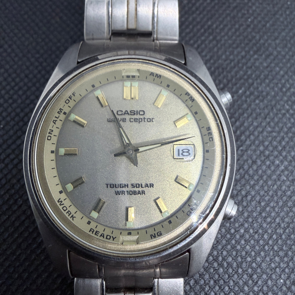 Casio Wave Ceptor 'Tough Solar' Titanium (Ref. WVQ-110TDJ)