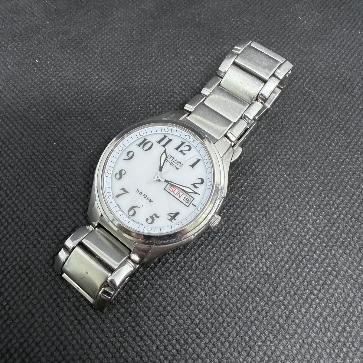 Citizen Eco-Drive Classic 'Field Dress' White Dial (Cal. E101)