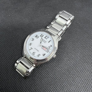 Citizen Eco-Drive Classic 'Field Dress' White Dial (Cal. E101)