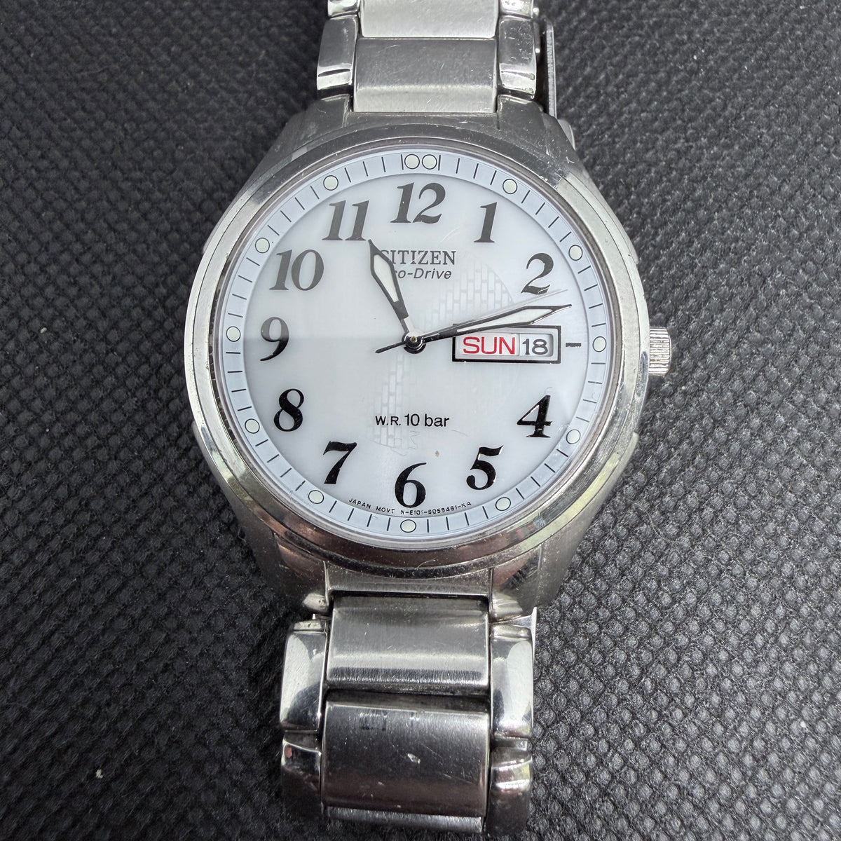 Citizen Eco-Drive Classic 'Field Dress' White Dial (Cal. E101)
