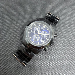 Swiss Military Hanowa Freedom Chronograph – Black PVD & Blue Dial 40.5mm (Fits 18cm Wrist)