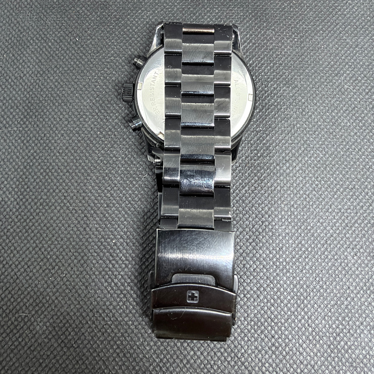 Swiss Military Hanowa Freedom Chronograph – Black PVD & Blue Dial 40.5mm (Fits 18cm Wrist)