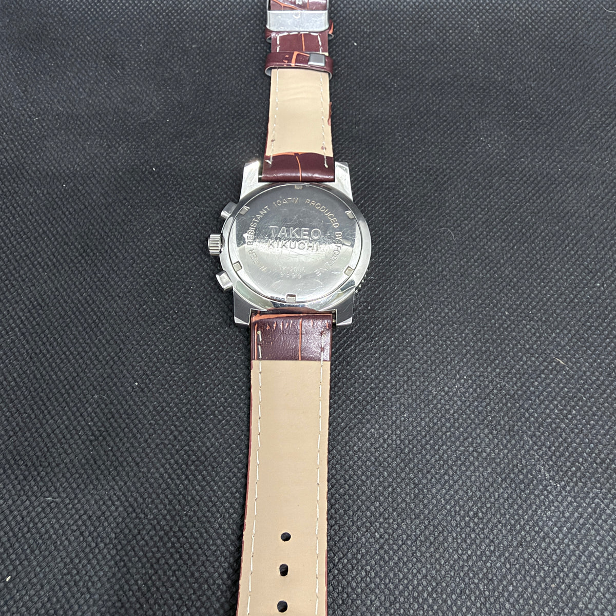 Neo-Vintage Takeo Kikuchi Chronograph JDM – Silver Sunray Dial 40.5mm (TK-20B6)