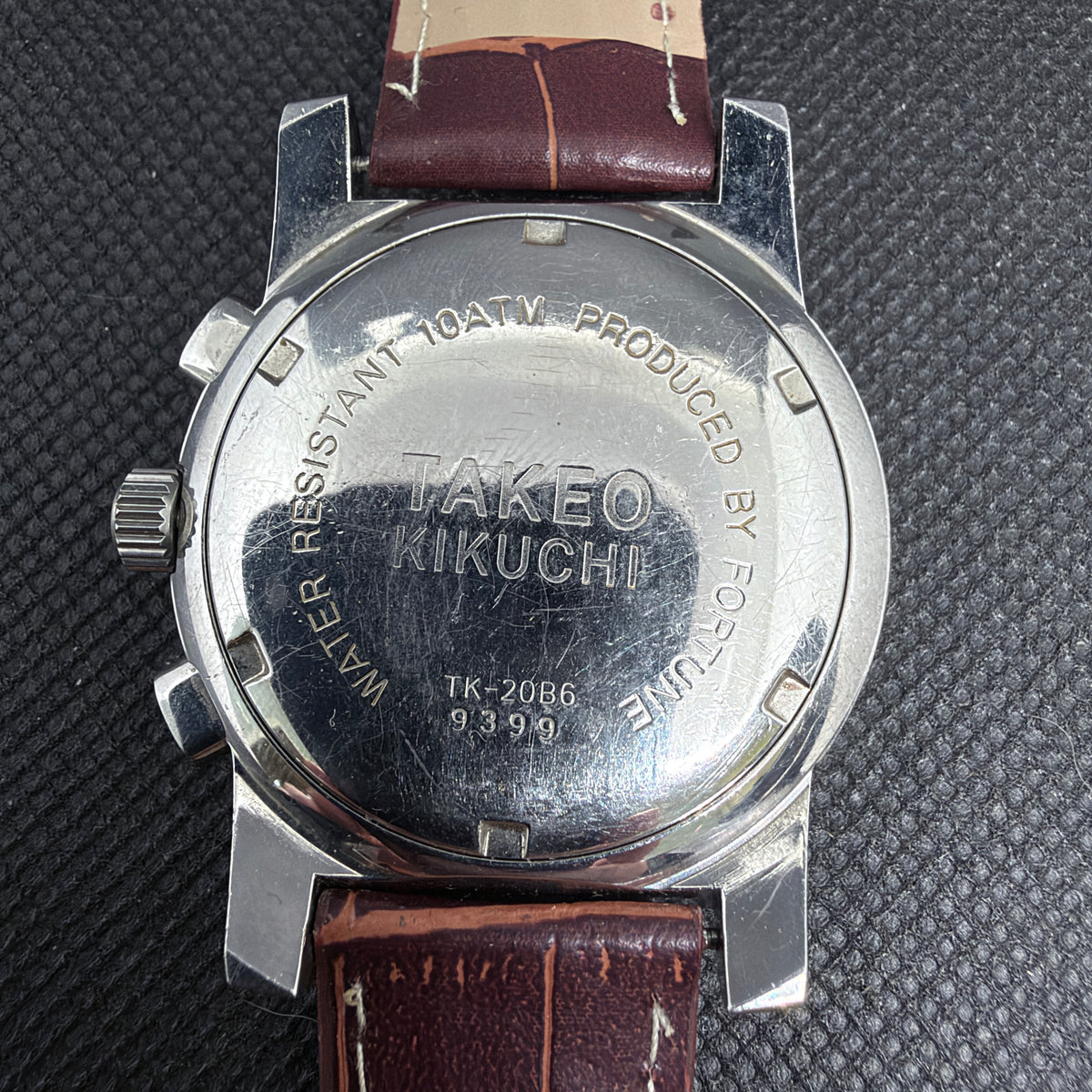 Neo-Vintage Takeo Kikuchi Chronograph JDM – Silver Sunray Dial 40.5mm (TK-20B6)