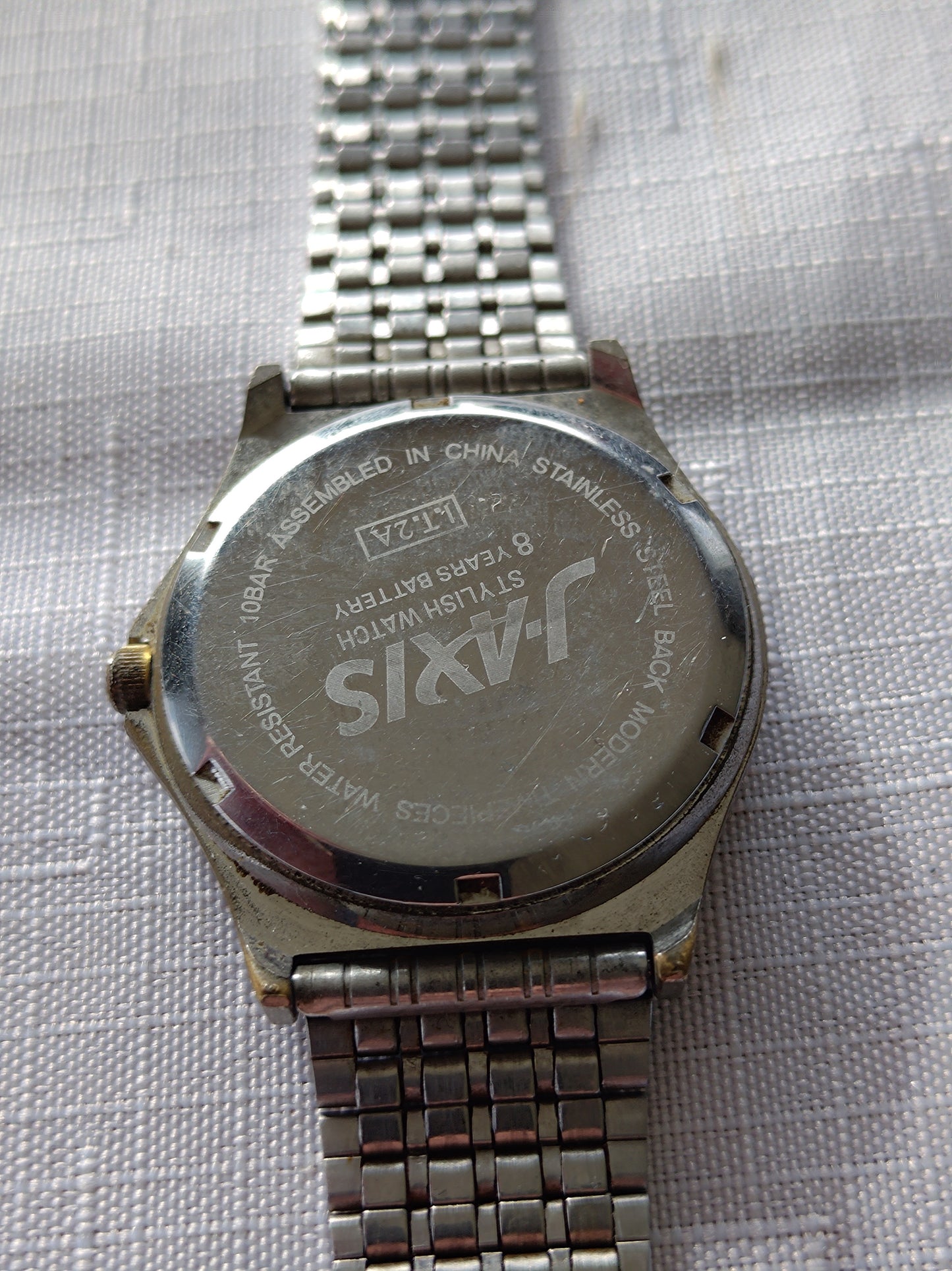 J-Axis Script Men's field Watch