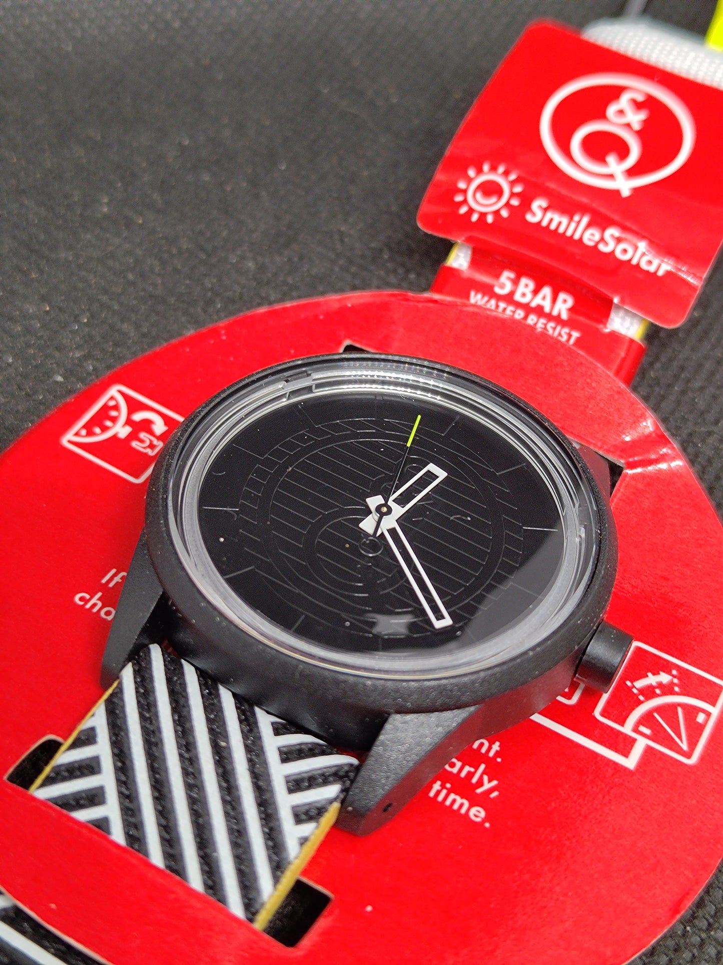 Q&Q Smile Solar Watch - New In Box