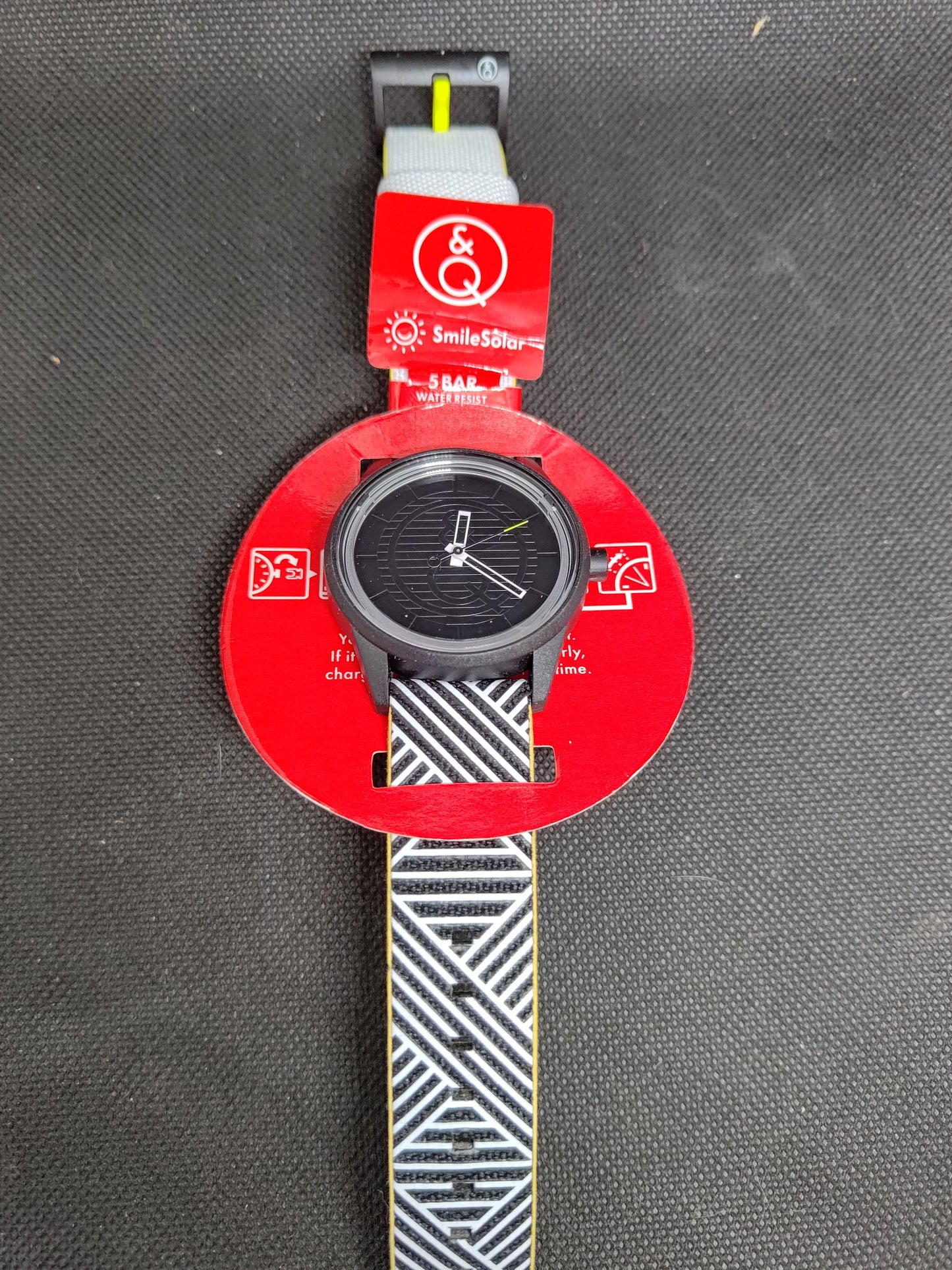Q&Q Smile Solar Watch - New In Box