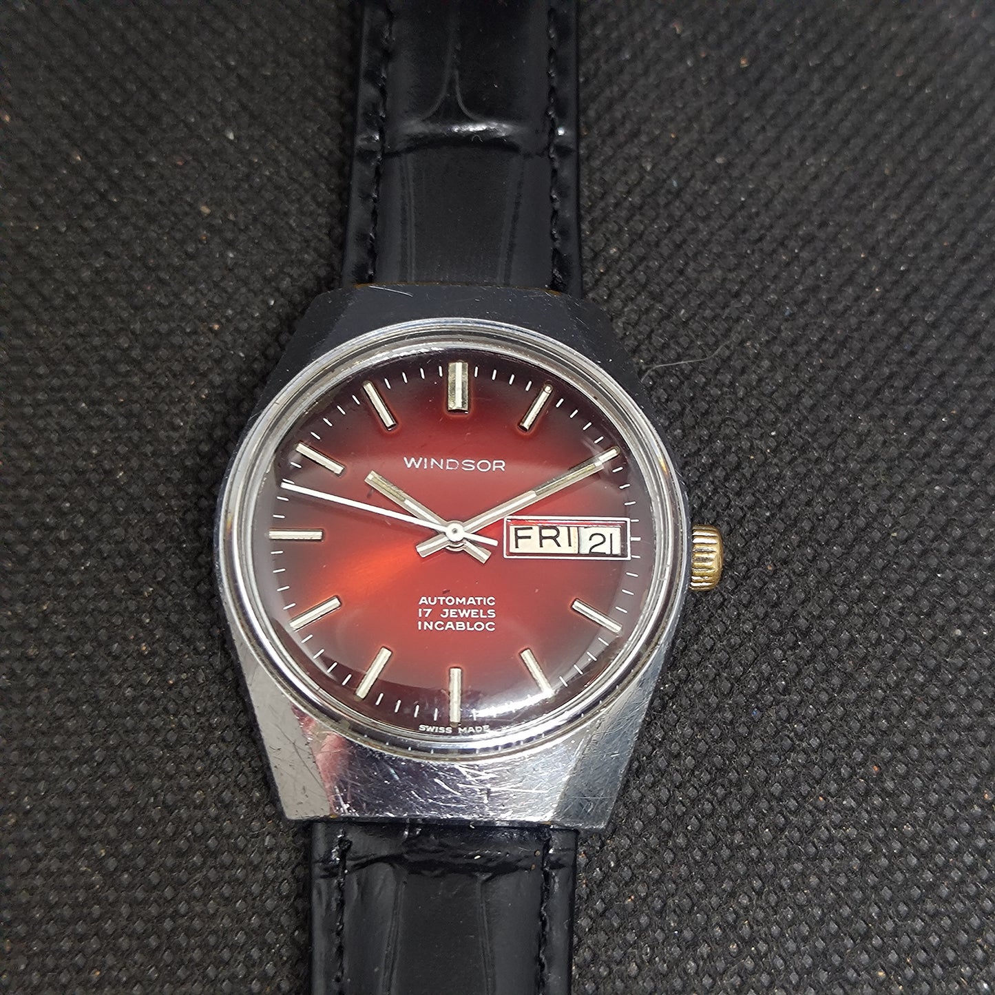 Vintage Windsor Swiss made Automatic Watch